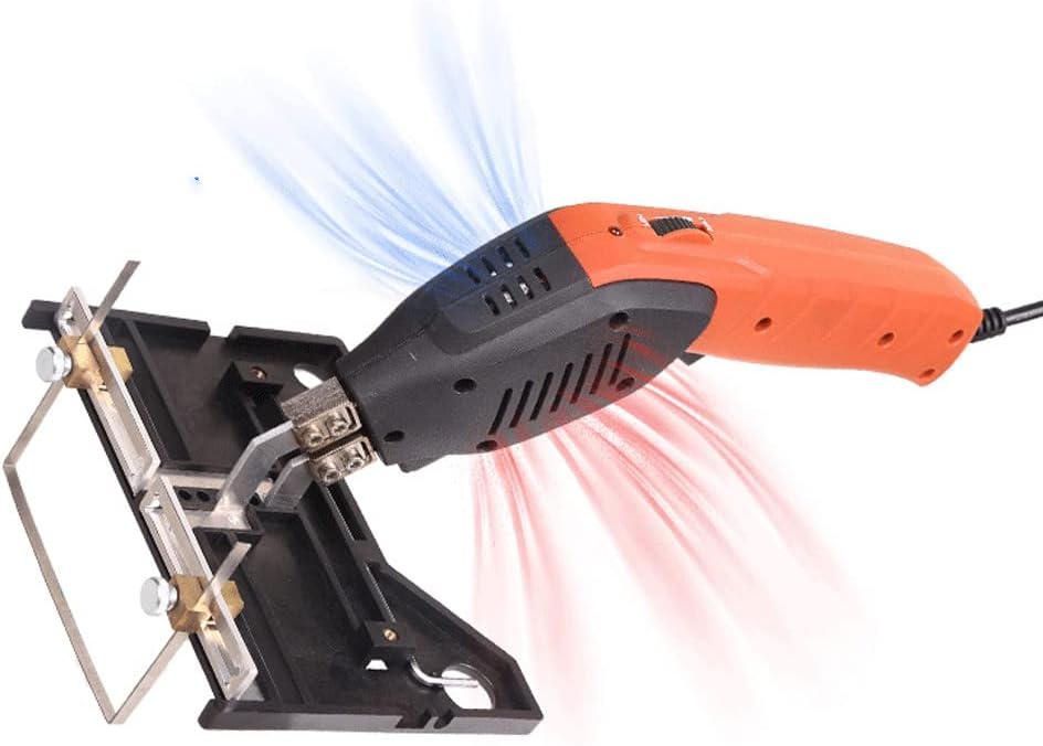 110 Air-Cooling Electric Foam Cutter Hot Cutting Knife Time Saver DIY Continuously Working Blades Slotting Carving Tool