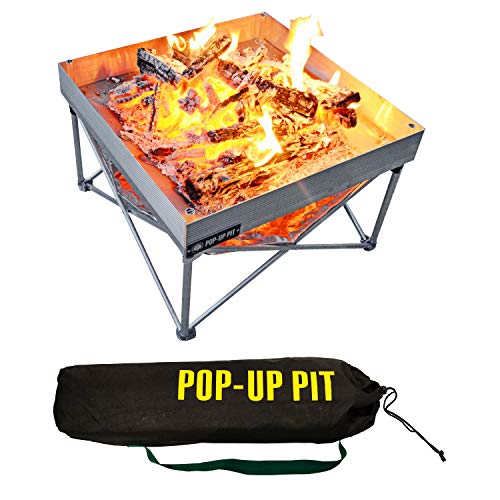 Pop-Up Fire Pit | Portable and Lightweight | Fullsize 24 Inch | Weight
