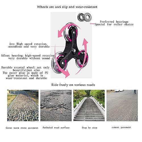 Faltbarer Treppensteiger-Einkaufswagen mit Sitz, wasserdichte Abdeckung, 6 Gummiräder, tragbarer und leichter Einkaufswagen für einfachen Transport und Lagerung – Bild 5