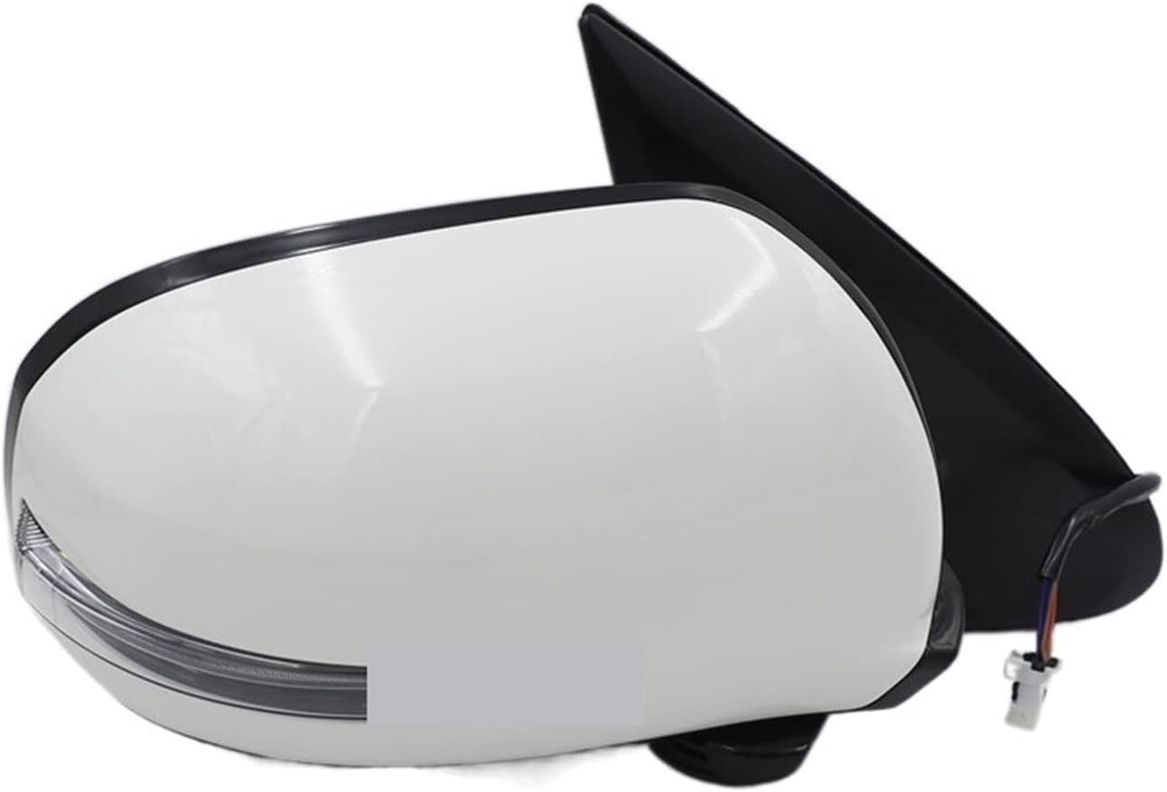 Hoping Rearview Side Mirror Assembly Compatible With Mitsubishi Outlander 2013-2018 9PINS Electric Door Wing Mirror(NO Color-Left)