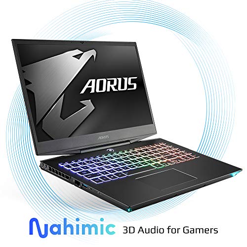 Image of AORUS 15-W9-RT4BD 15 inch Thin Bezel FHD LG IPS 144Hz LCD, Intel i7-8750H, NVIDIA GeForce RTX 2060, 2666MHz 16GB RAM, Intel M.2 PCIe NVMe 512GB SSD, 2TB HDD, Win10, Ultra Slim Metal Chassis Gaming Laptop