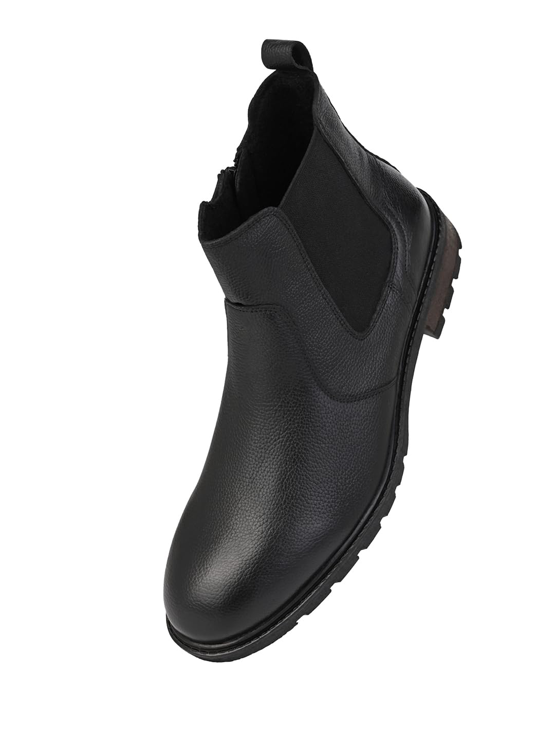 alberto torresi Black Mild Learther Ankle Length Boots-picture-51