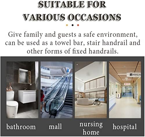 Compact Toilet Safety Rail for Elderly & Disabled - Sturdy Grab Bar Support for Bathroom Assistance, Handicap Railing for Seniors, Secure Toilet Aid, Non-Slip Design