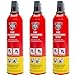 XENOTEC PREMIUM Feuerlöschspray – 3er Set - 750ml – Stopfire – Autofeuerlöscher – REINOLDMAX – wiederverwendbar – geeignet für Fettbrände – 3 x 750g
