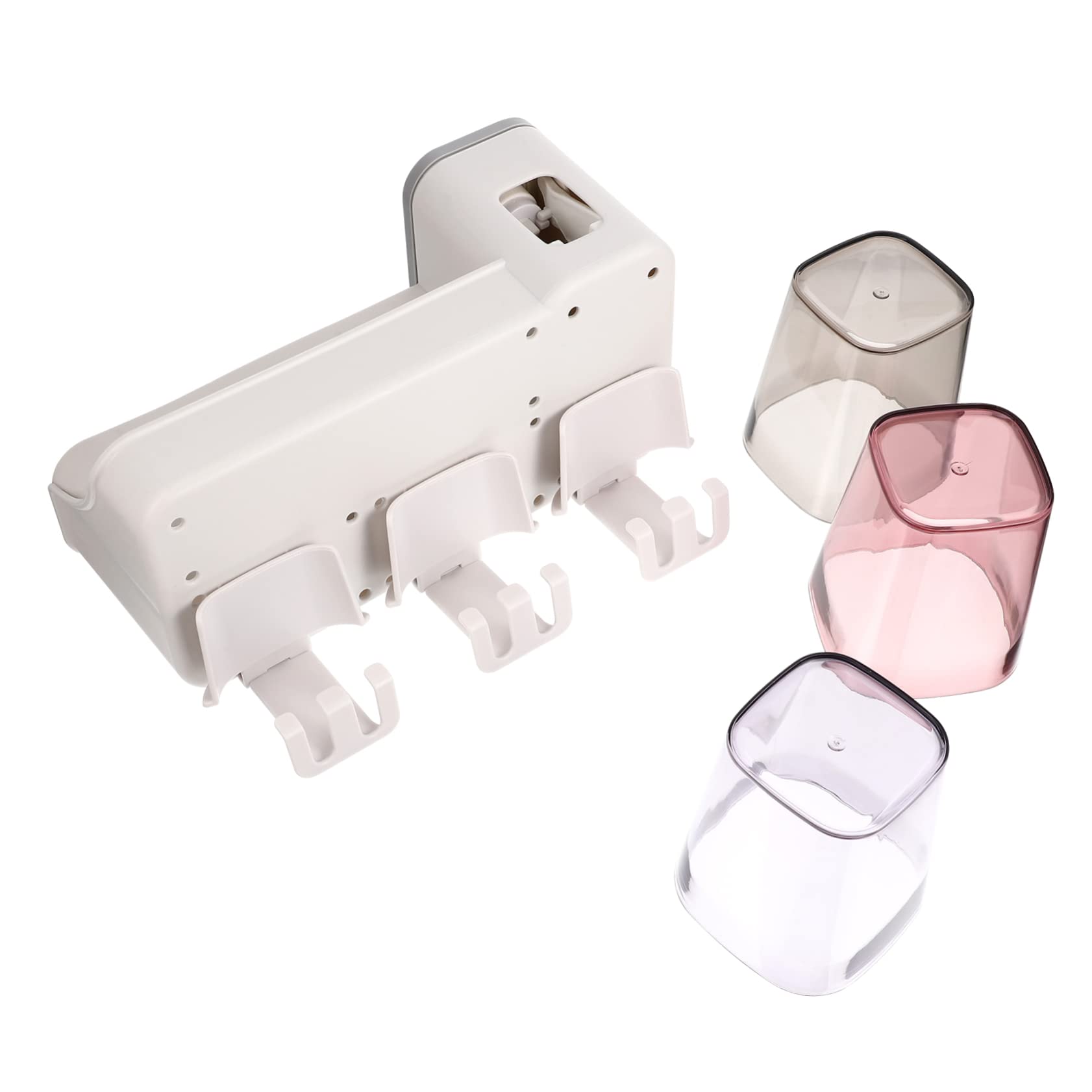 Porta Cepillo De Porta Cepillos De para Niños Cepillo De y Portavasos Dispensador Automático De Pasta De El Plastico Pared De Succión
