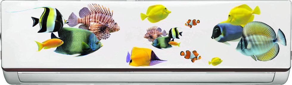 Image of ' nature Fish'' AC Sticker(96 cm x30 cmx 24 cm)