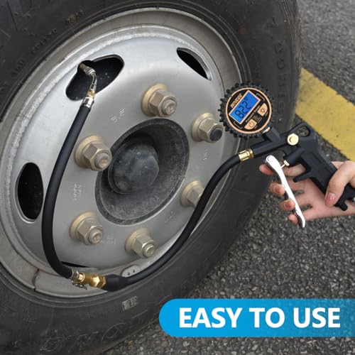 Image of 12 inch Tire Valve Extension, Tire Valve Stem Extension with 90 Degree Valve Extender for Car Truck Motorhome Trailer RV