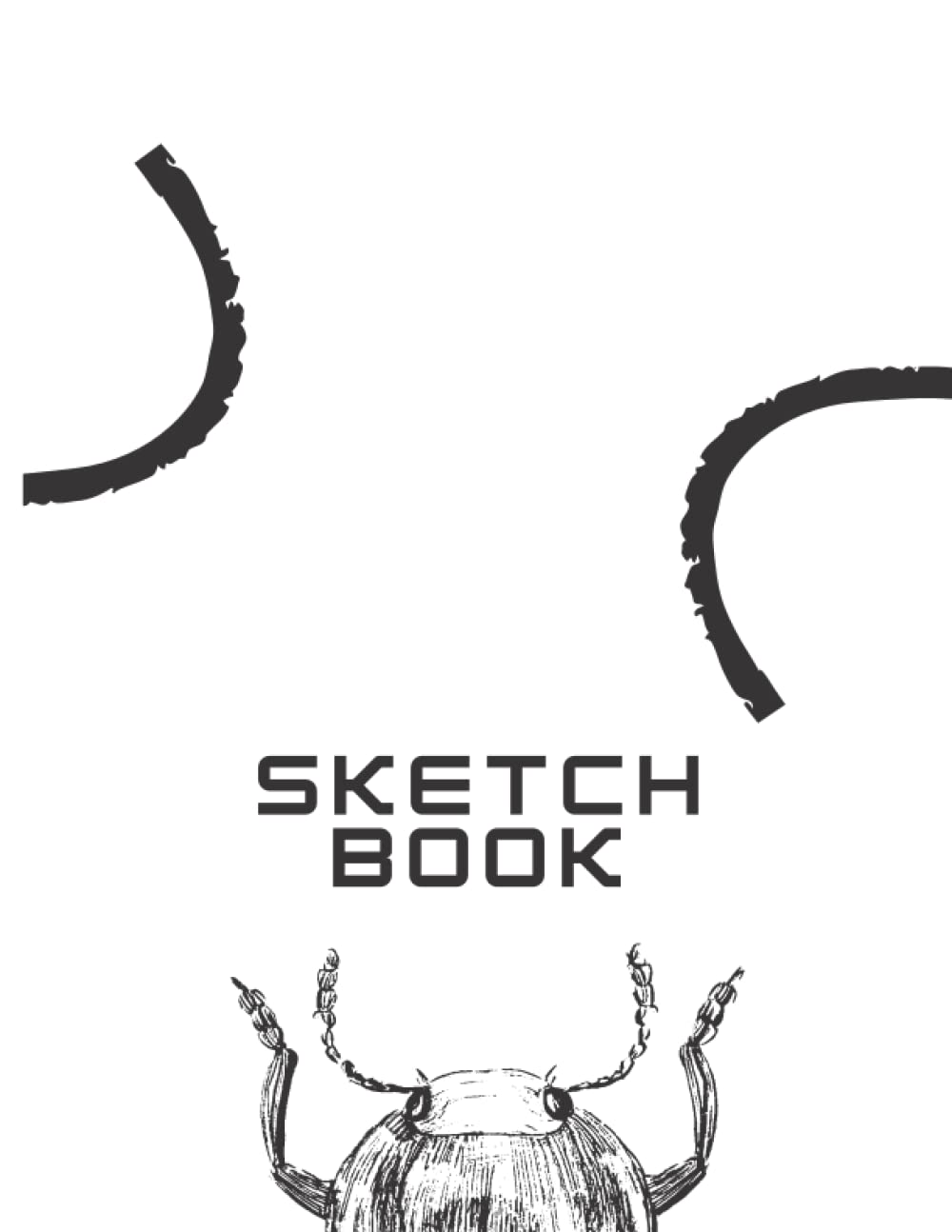 SKETCHBOOK WHITE PAGE | ANIMAL DESIGN SKETCHBOOK | COCKROACH DESIGN SKETCHBOOK: The Blank White Paper | 8.5x11 inc. 120 pages | for sketching, ... and more | ideal size blank white paper.