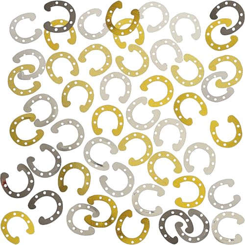Horseshoe Confetti (2oz) St. Patrick's Day, Cowboy Western and Derby Party Decor