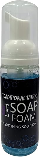 Traditional Tattoo Blue Soap Foam Tattoo Cleansing & Soothing Solution 60ml