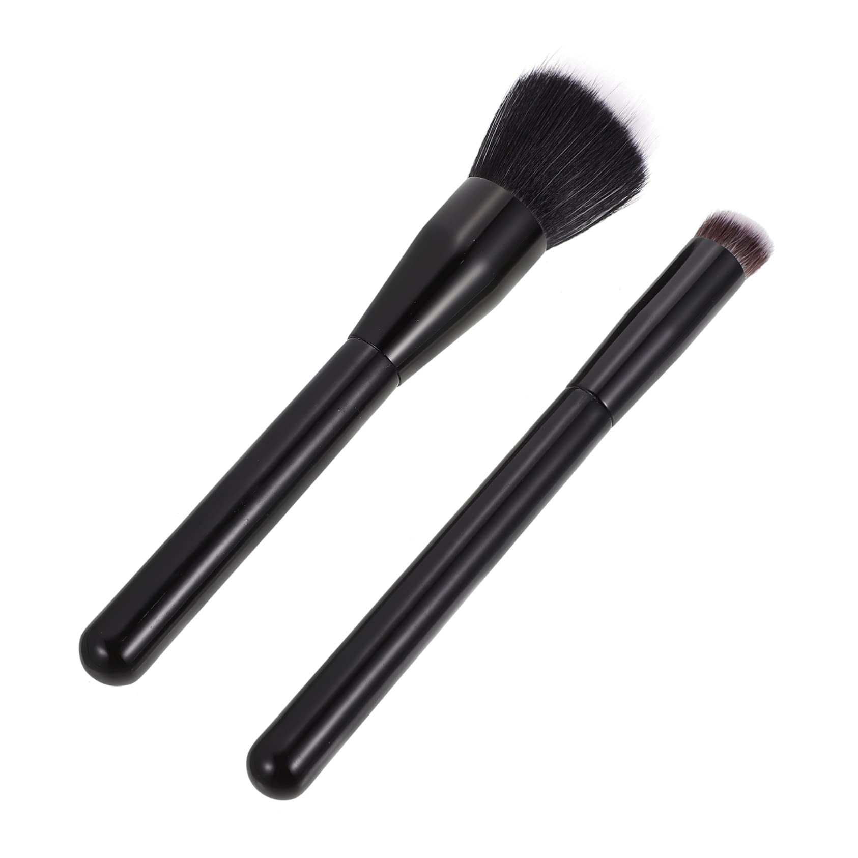 AUTSUPPL Double Fiber Makeup Brush Wooden Handle Bright Blush Brush Practical Makeup Brush Small and Large Blush Brush Set