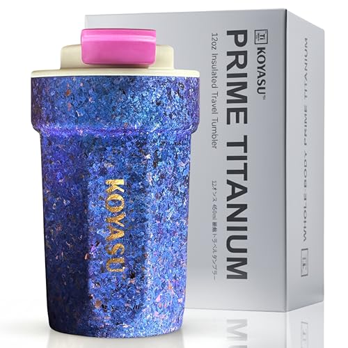 KOYASU Prime 12oz Pure Titanium Tumbler