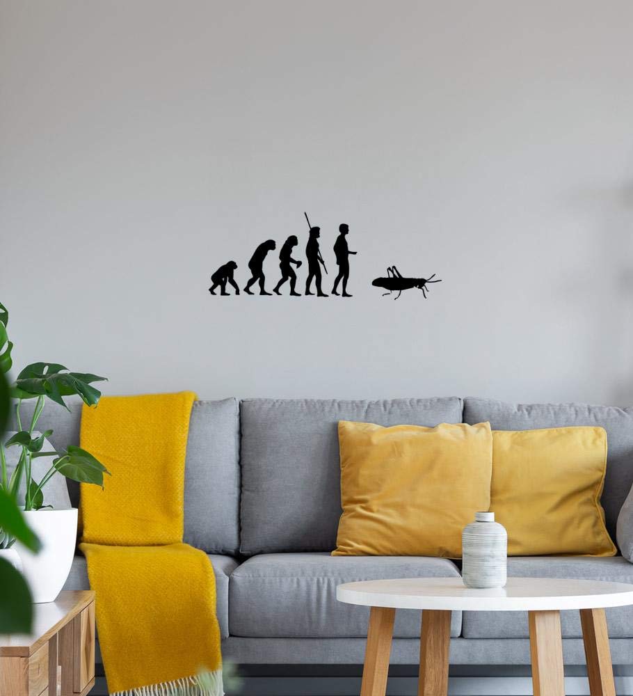 de - Adesivo da parete, motivo evoluzione della siepe, 120 x 46 cm