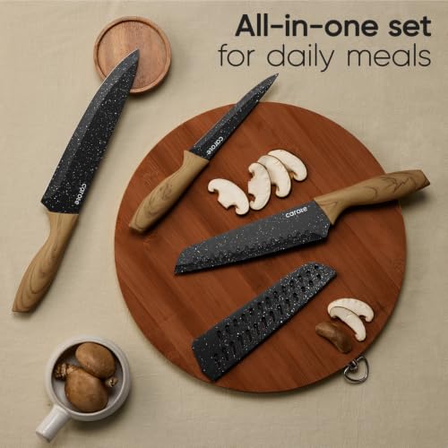 Image of CAROTE 39PCS Pots and Pans Set Non Stick, Cookware Set Pots and Pans Induction Cook Ware, Nonstick Kitchen Cooking, PFOA Free, Black