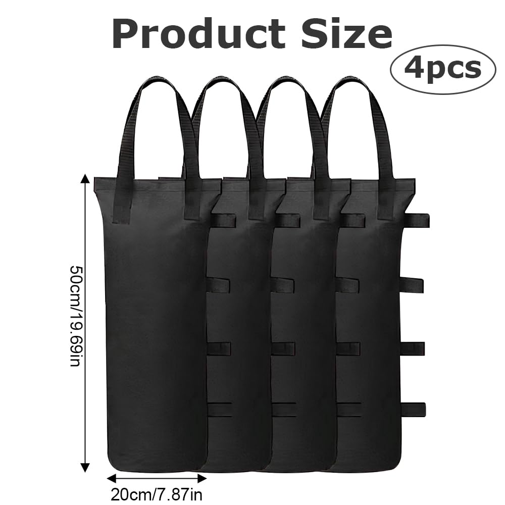 6 sacchi per tenda da 50 x 20 cm, pesi, per sacco di sabbia, per gazebo