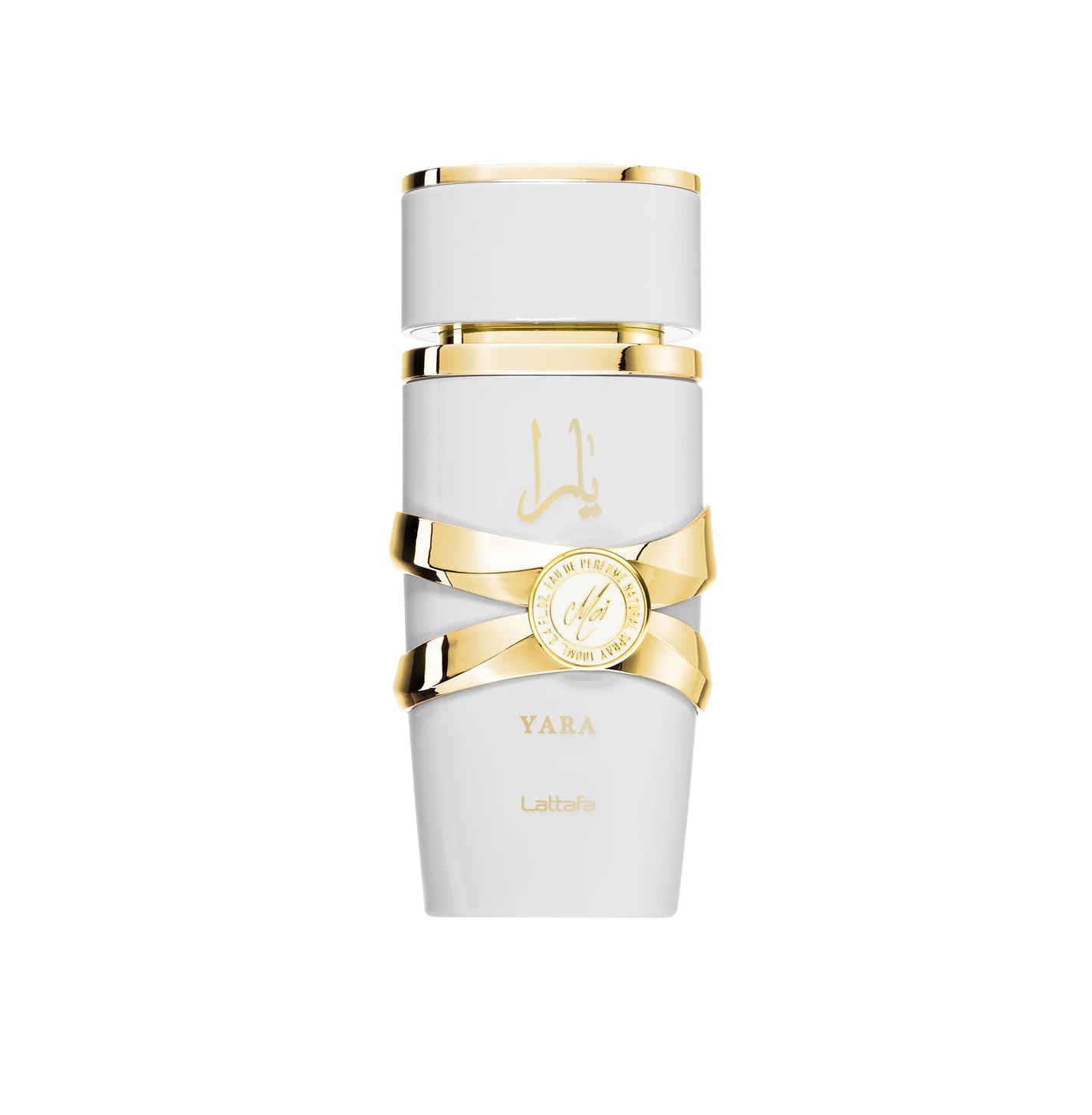 Lattafa Yara Moi Pack Perfume Árabe 100ml con Desodorante 200ml, Atomizador | Pack Árabe Lattafa de Larga Duración Incluye Eau de Parfum Yara Blanco 100ml con Desodorante 200ml y Atomizador Recargable