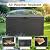 ATMELT 140 Gallon Outdoor Storage Box, Deck Box Waterproof, Toy Storage Bin