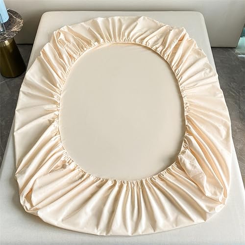 Taie d'oreiller et drap de lit en coton respirant avec bande élastique ajustable