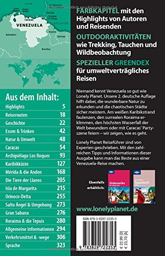 Lonely Planet Reiseführer Venezuela