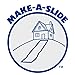 Make-A-Slide. Giant Blue Plastic Water Slides for Adults - 100, 75, 50 Feet Long Heavy-Duty Slip and Slides Water Tarps (75 Foot Slide)