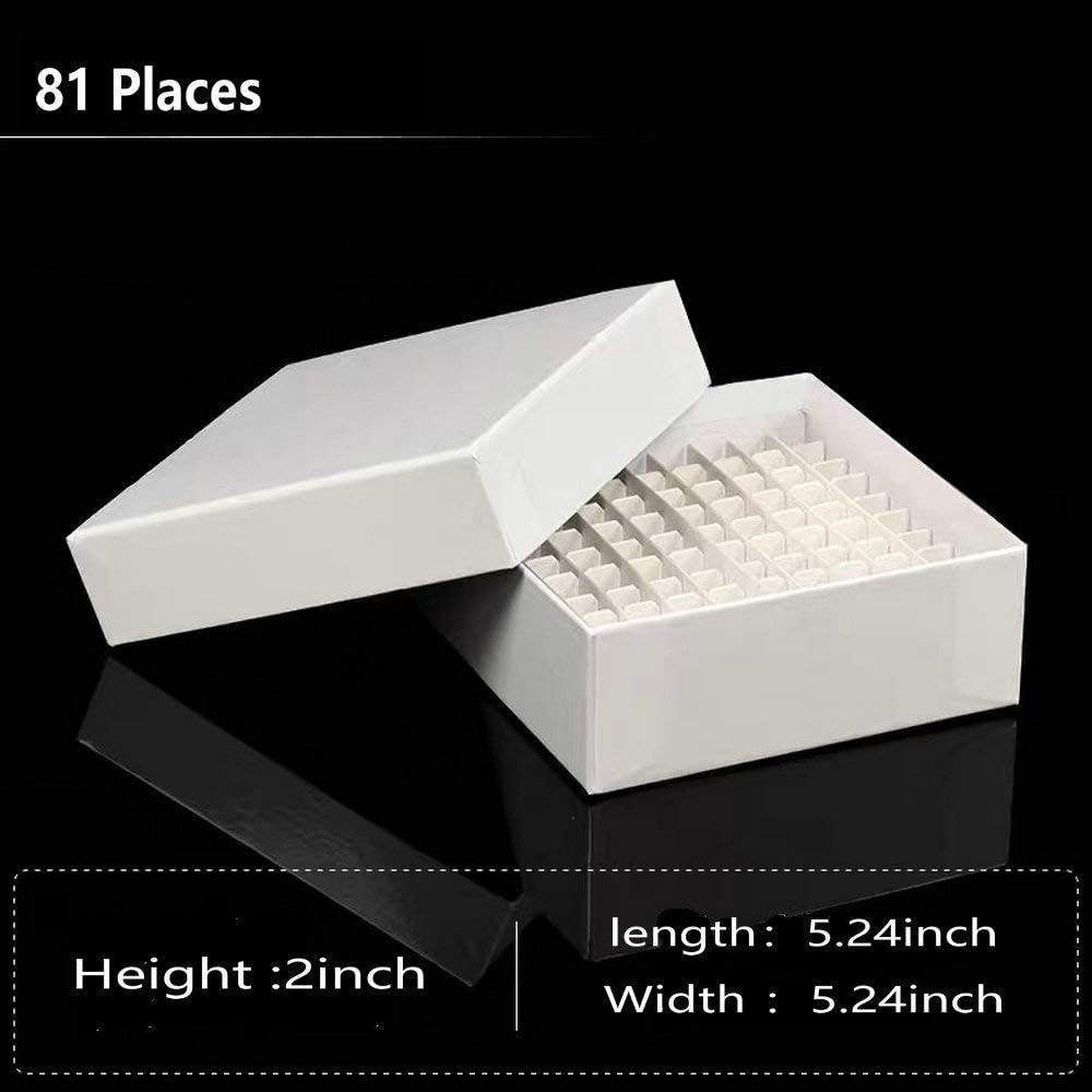 Cardboard Freezer Box - Water And Ice Resistant Coating - 81 Places(Pack of 12)