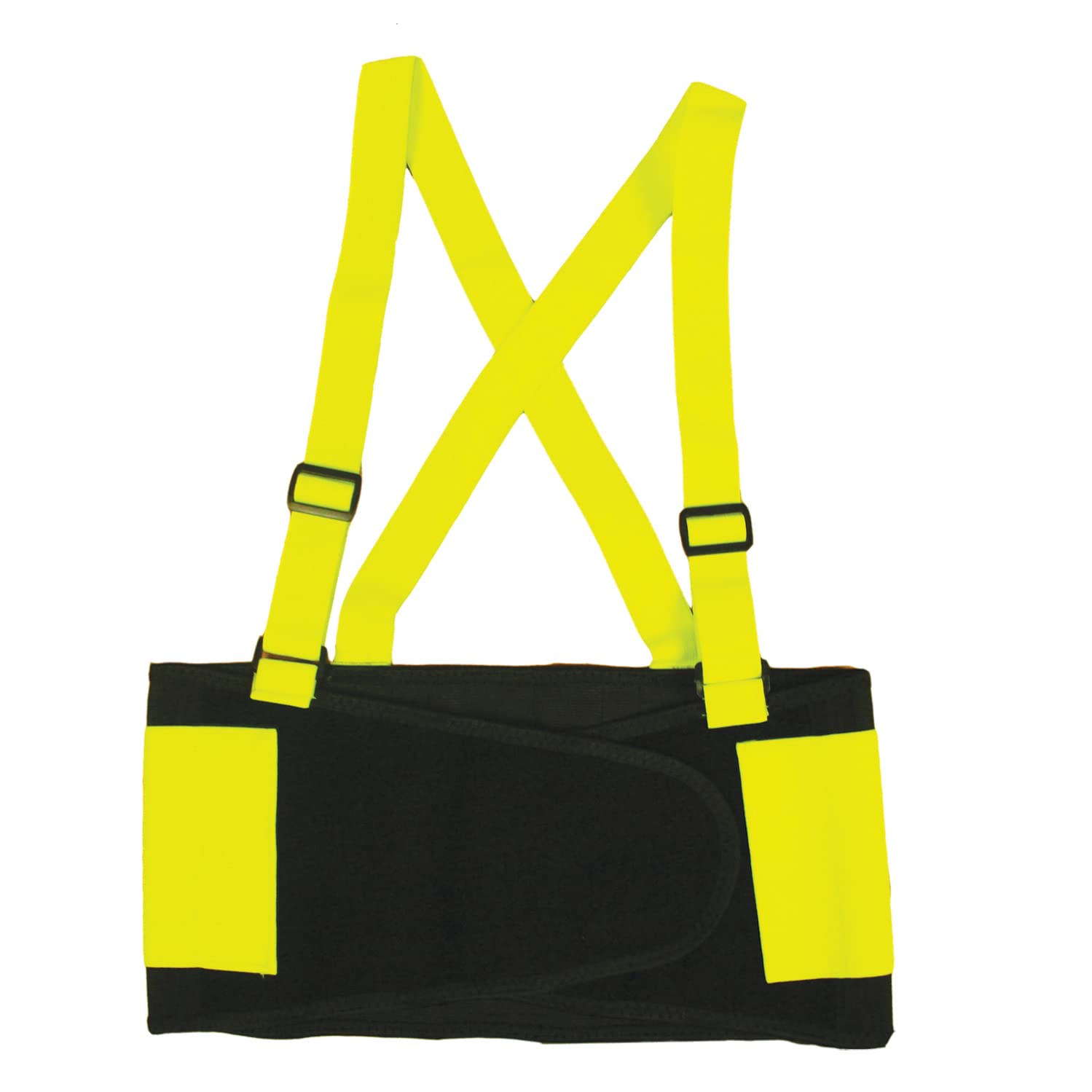 Cordova Back Support Belt with Attached Suspenders, Quick Adjust Elastic Outer Panels