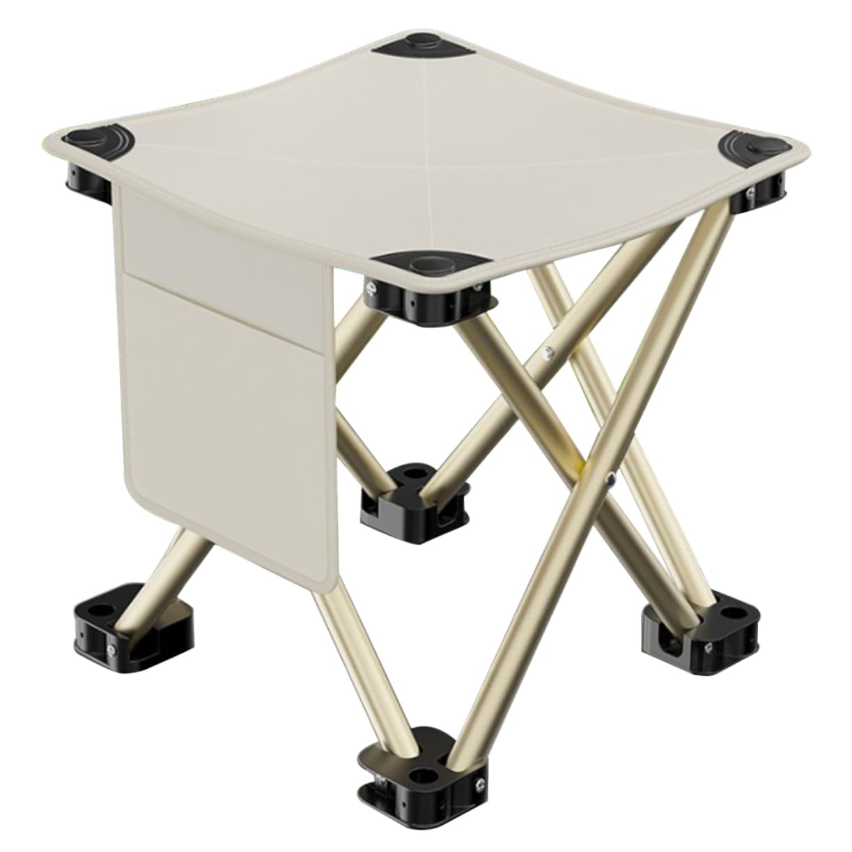 ibasenice Portable Folding Stool Lightweight Camping Chair Durable Construction No Assembly Required Easy to Carry for Outdoor Fishing Hiking Travel and Camping Activities