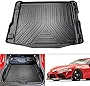 KUST Custom Fit Trunk Mat for 2020-2023 Toyota GR Supra Accessories Cargo Liner All Weather Trunk Floor Mat Black TPE