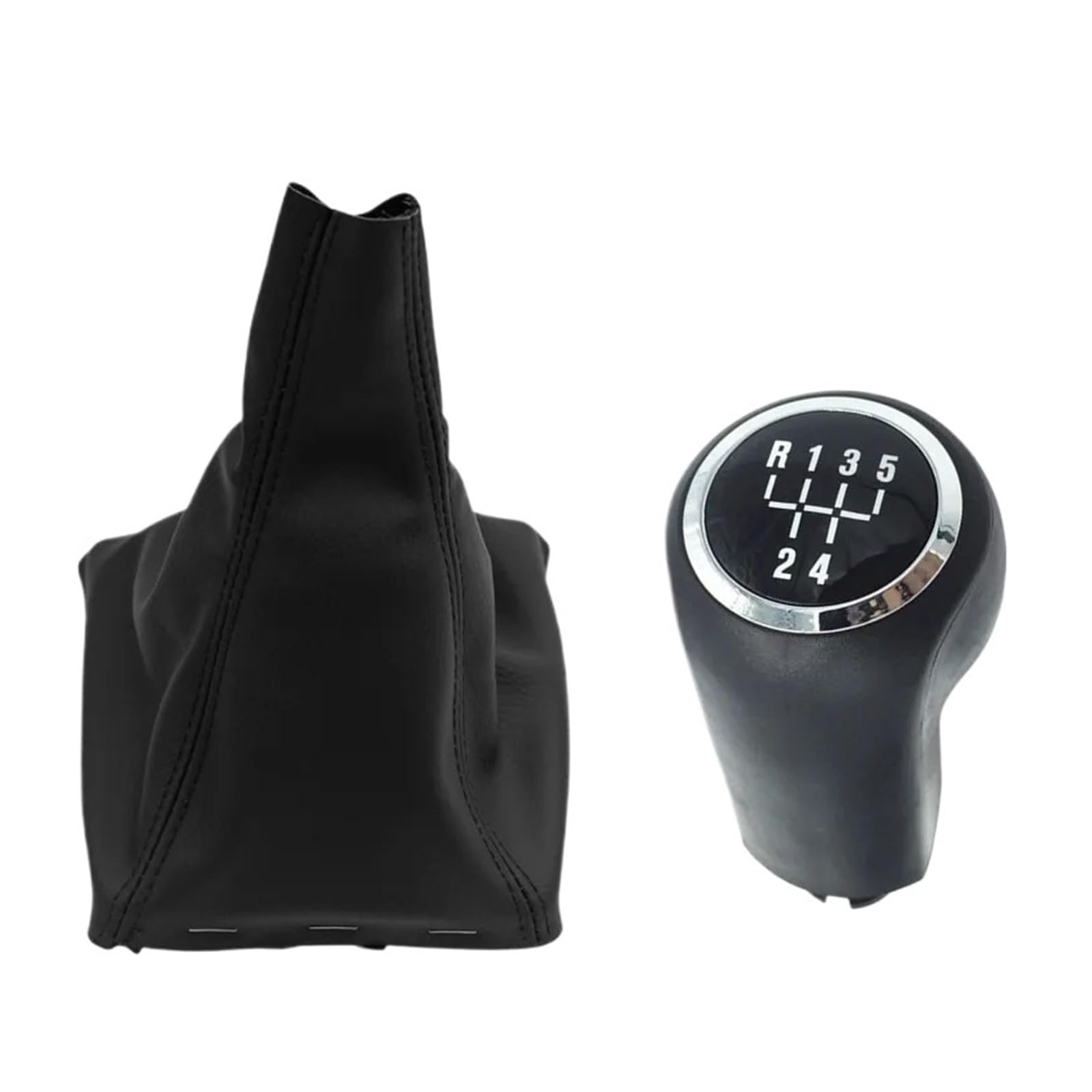 Bxbdekqgl 5 Speed Gear Shift Knob Manual Gear Shift Knob Gaiter Boot Cover For Opel For Vauxhall For Zafira B 2005-2014 Abs Shifter Lever(5 Speed)