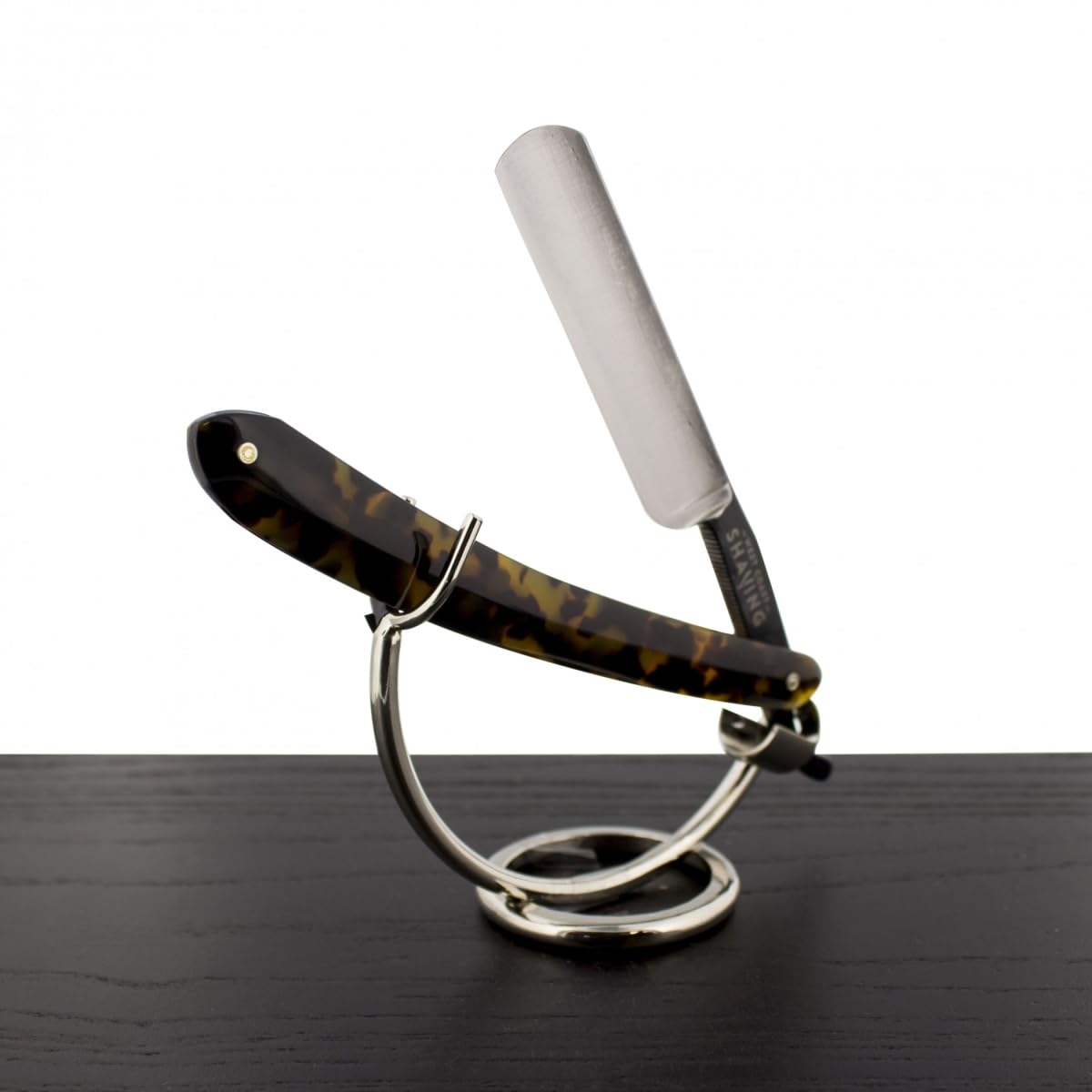 WCS Tortoise Shell Straight Razor, 5/8 Carbon Steel