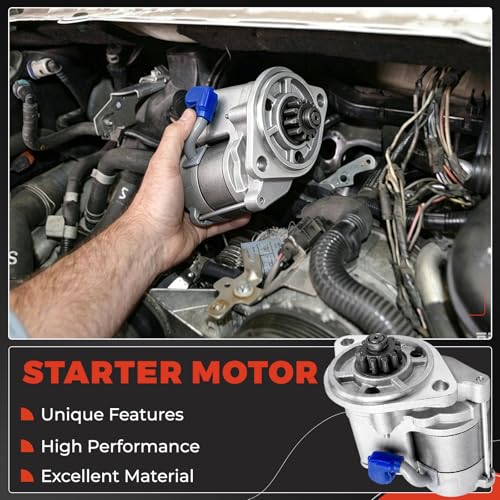 Motor de arranque compatible con John Deere 670 750 770 850 855 856 870 900HC 955 970 compatible con Yanmar, reemplazo para 2280003802 452326 11920977010 12112077012 ND2280003802 41052081 SND0377 miniatura 3