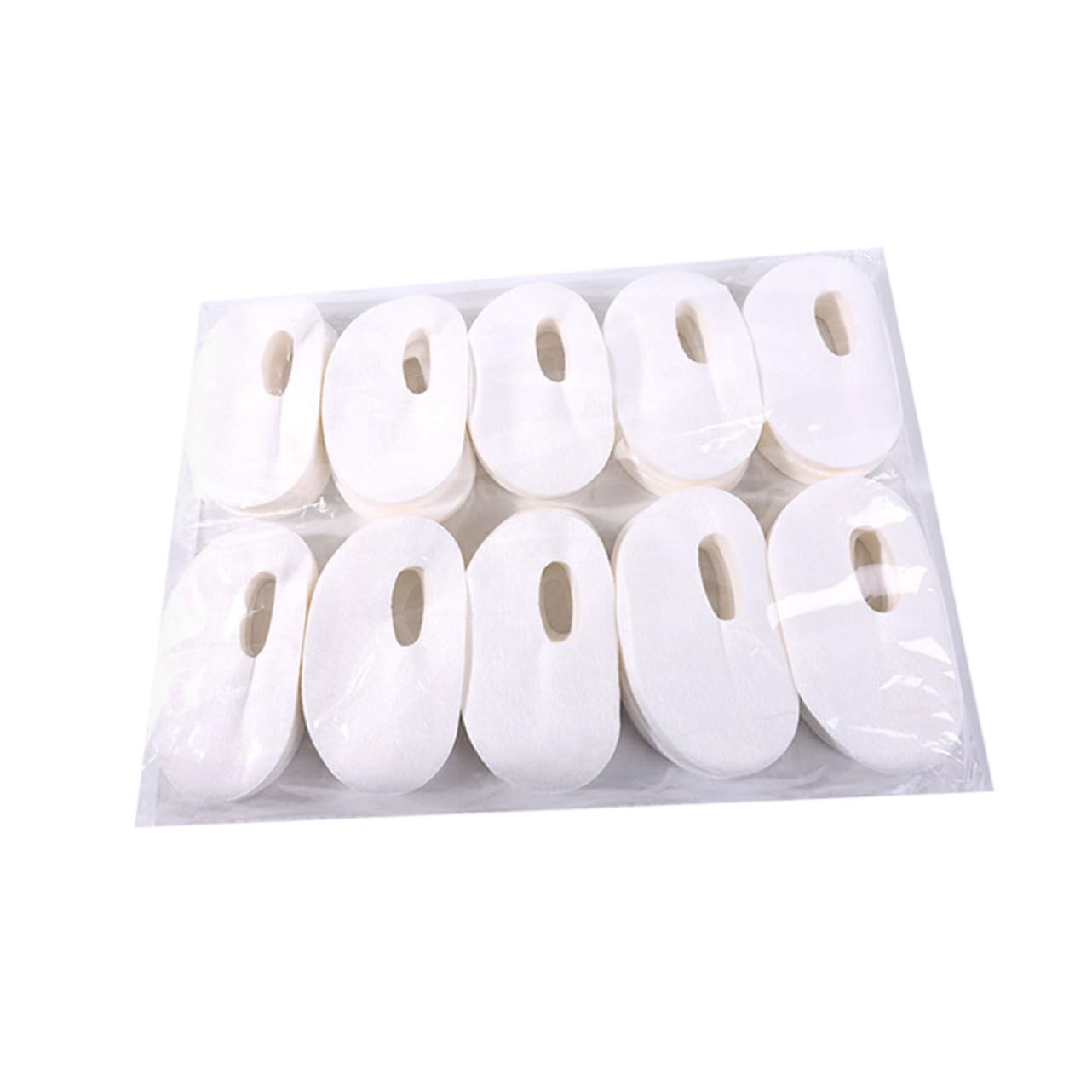 Healeved 1000pcs Eye Mask Sticker Eye Patch Cooling Sleeping Under Eye Paper Eye Masks Patches Eye Pads Eye Care Paper Dry Eye Pad Eye Skin Care Pad Women Eye Mask Paper Plant White