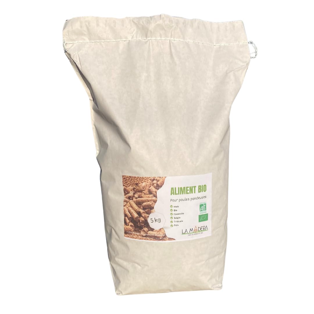 Alimento completo biologico in granuli per galline ovaiole, 20 kg