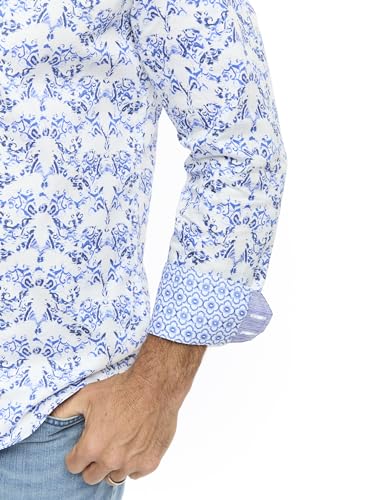 Robert Graham Men's Criswell Long Sleeve Woven Shirt3