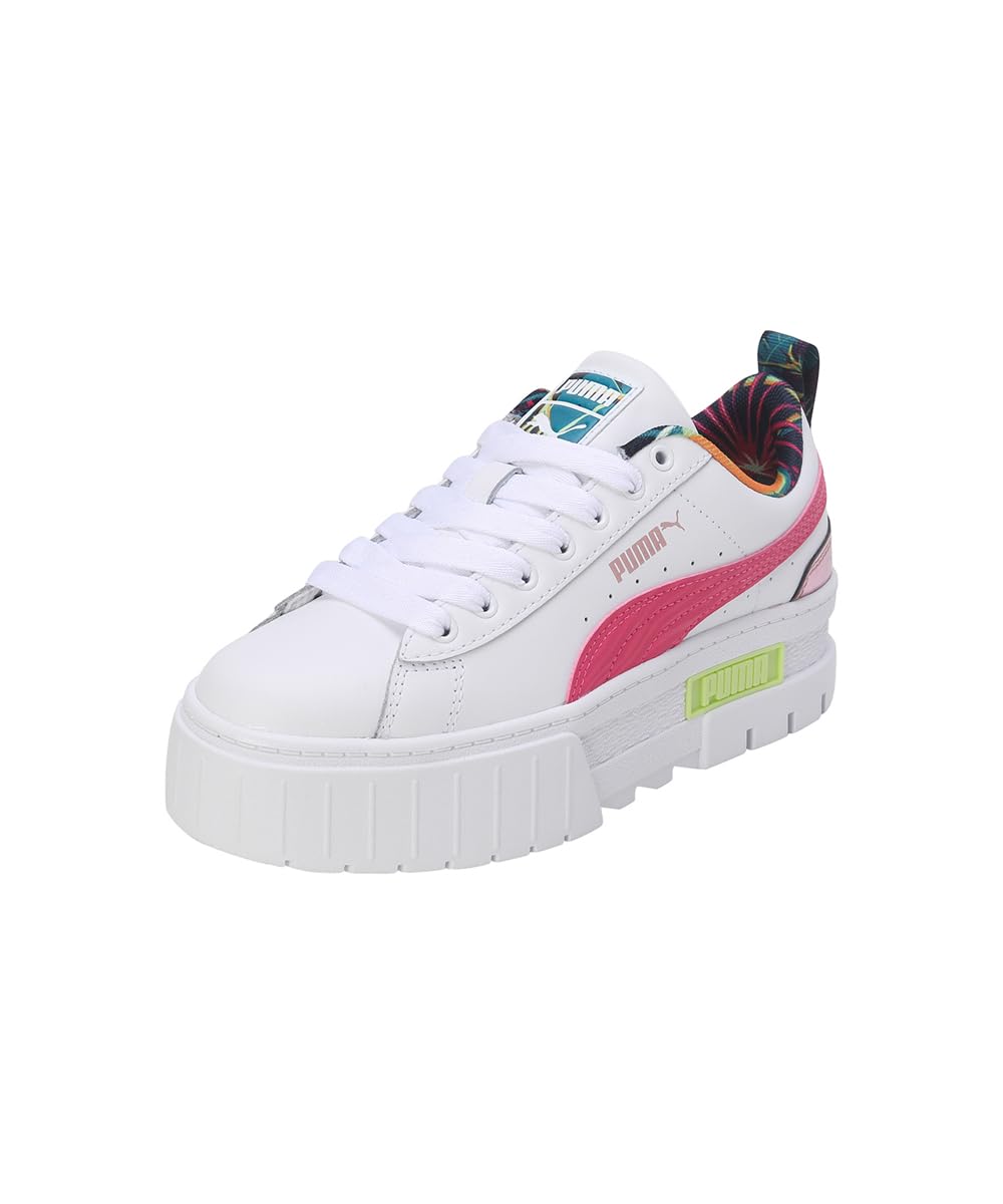 Puma Girls Mayze Vacay Queen Jr White-Lily Pad Sneaker - 5 UK (38966603) (B0CTZPFSB6) Amazon Price History, Amazon Price Tracker