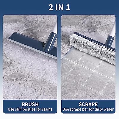 BOOMJOY Floor Scrub Brush & Kitchen Gloves