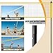Portable Volleyball Set for Backyard Outdoor - Professional Volleyball Net with Poles, Includes Volleyball, Hammer, Boundary Lines & Carry Bag for Easy Setup