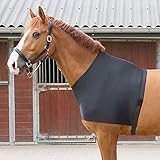 netproshop Elasthan Brustschutz/Schulterschutz, Verhindert das Reiben von Pferdedecken Gr. S/M/L/XL, Auswahl:M