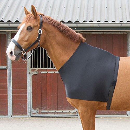 netproshop Elasthan Brustschutz/Schulterschutz, Verhindert das Reiben von Pferdedecken Gr. S/M/L/XL, Auswahl:M