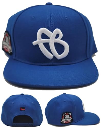 FUBU New 30th Anniversary Limited Edition Logo Royal Blue White Era Snapback Hat Cap