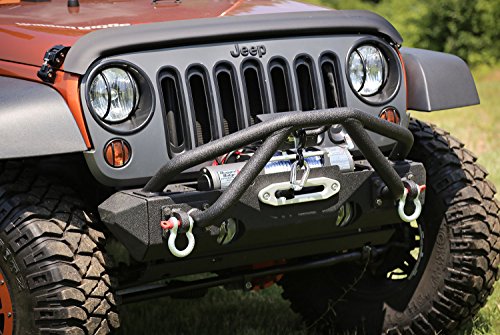 Rugged Ridge 11540.25 Double X Striker Only for XHD Bumper, Black, for 76-86 CJ/87-18 Wrangler YJ/TJ/JK