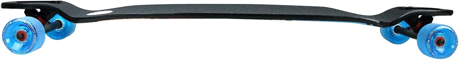 Paradise Longboard Drop Through Complete Cruiser Skateboard, Sun Splash, 9.75" x 39.75"