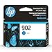 HP 902 Cyan Ink Cartridge | Works with HP OfficeJet 6950, 6960 Series, HP OfficeJet Pro 6960, 6970 Series | Eligible for Instant Ink | T6L86AN