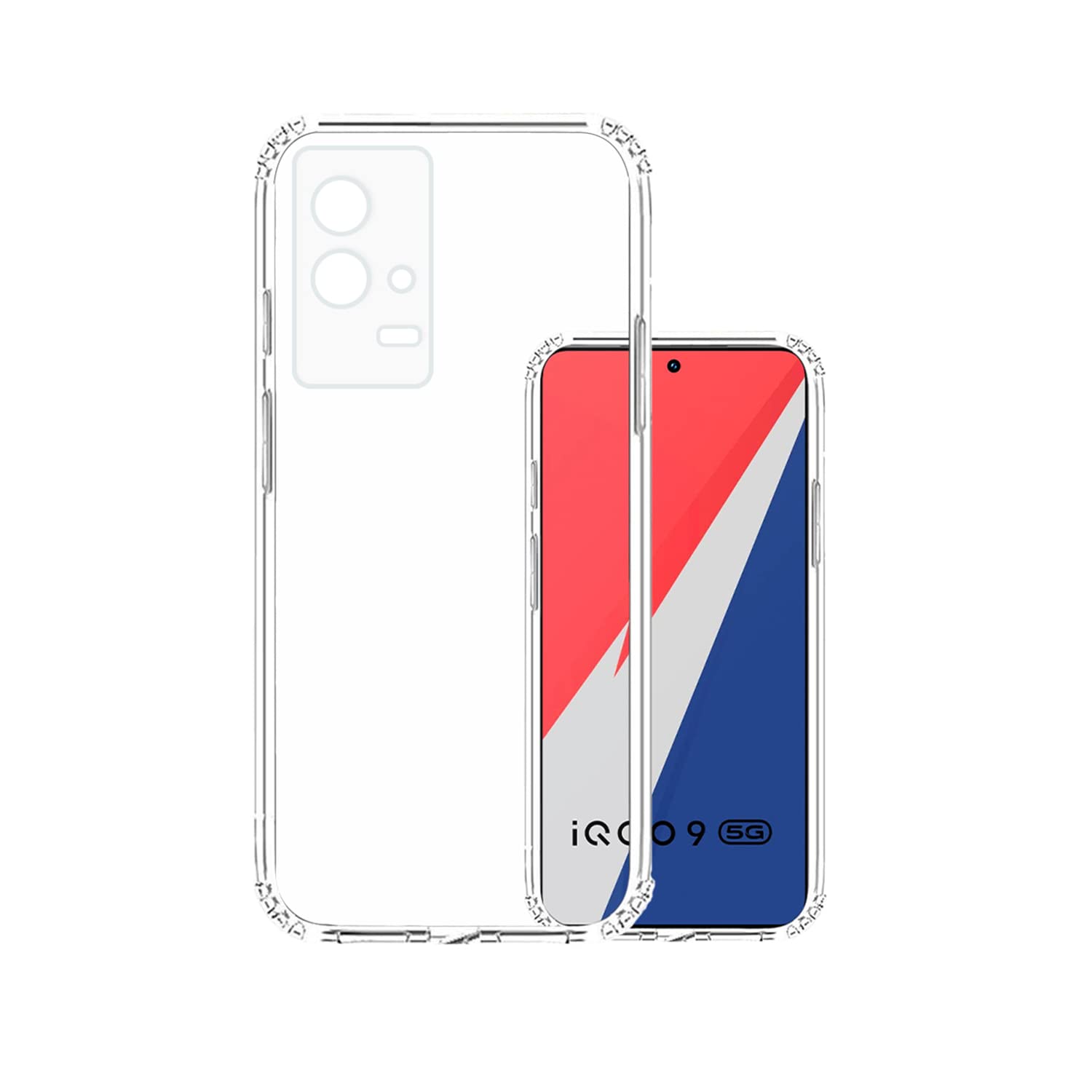VIDO Transparent Back Case Cover for iQOO 9 5G / Vivo iQOO 9 5G (Soft & Flexible & Camera Protection Back Case) (B09VC7BR2T) Amazon Price History, Amazon Price Tracker