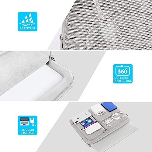 Lacdo 360° Protective Laptop Sleeve Case for 15 inch New MacBook Air M5/A3448 2026, M4 A3241 2025/M3 A3114/M2 A2941 2024-2023 - Image 2