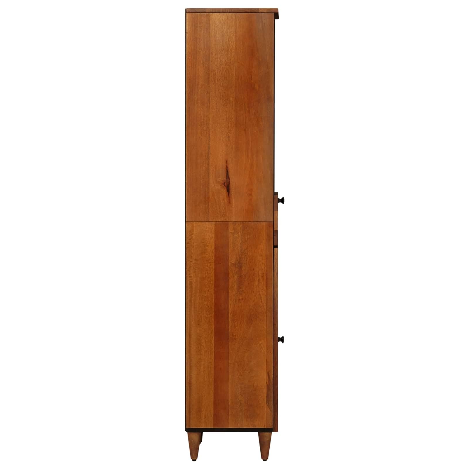 Szafka łazienkowa z szufladami, 38 x 33 x 160 cm, z miejscem do przechowywania, zestaw mebli łazienkowych do łazienki, szafka pod umywalkę, komoda z regałem, zajmuje mało miejsca i nowoczesna