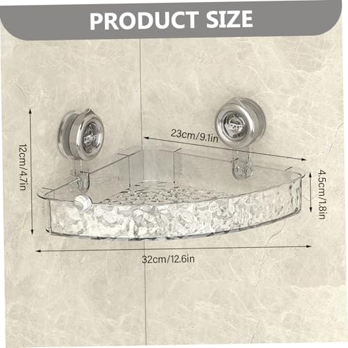 Support rangement sans perceuse pour douche étagère d'angle murale anti humidité
