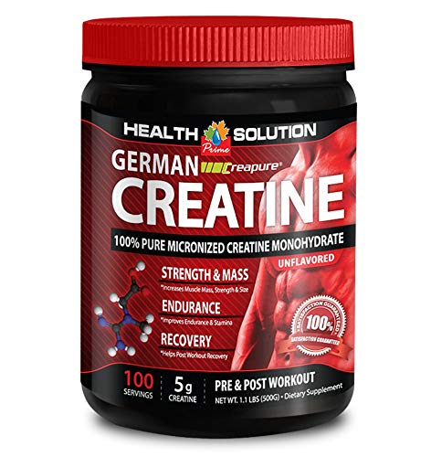 Creatine German - German CREATINE CREAPURE MONOHYDRATE 300 Gram 60 Servings - Increase Energy Levels (1 Bottle)
