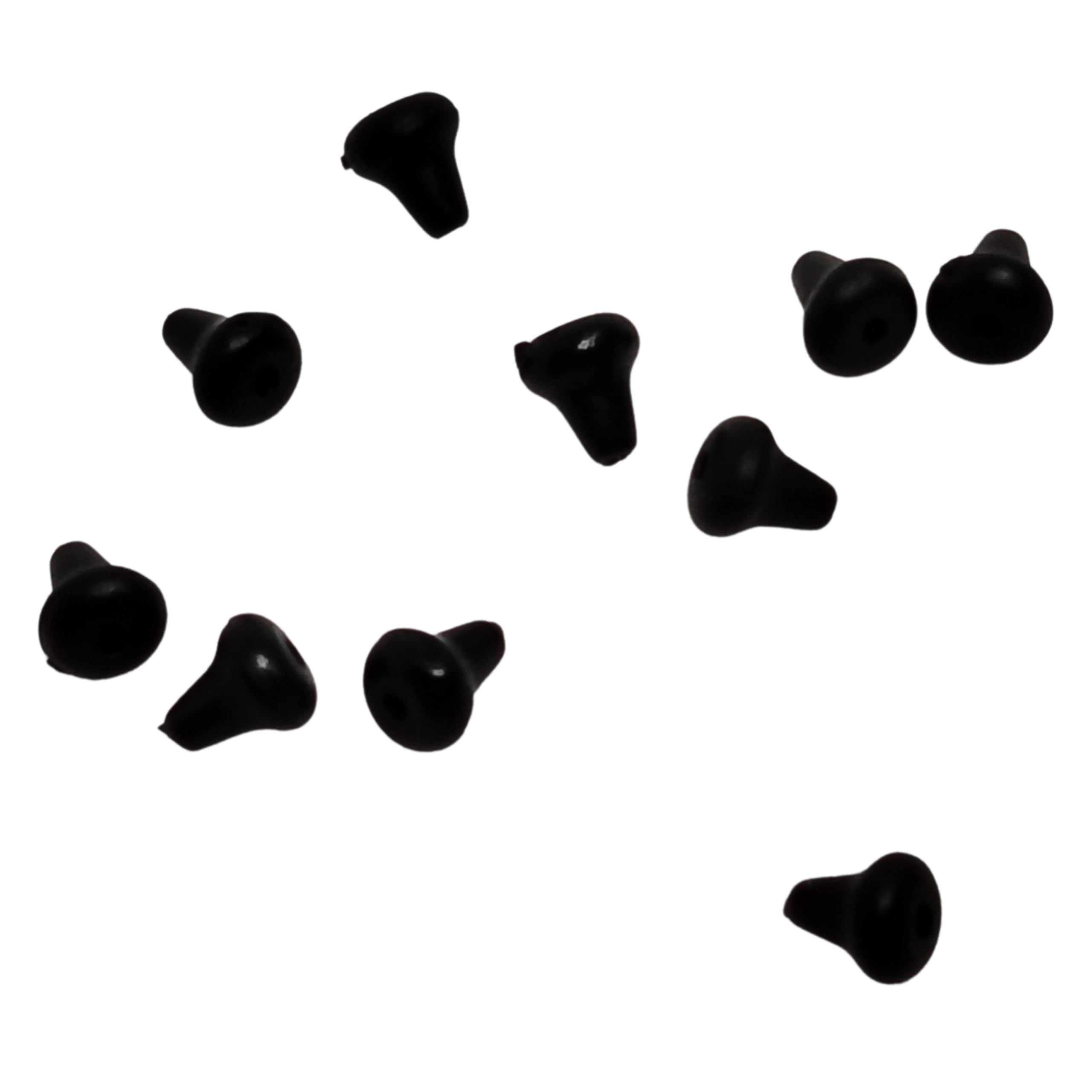 End Tackle Hook Stops, Available, Terminal Tackle, Fishing Tackle (Black, Pack of 100)