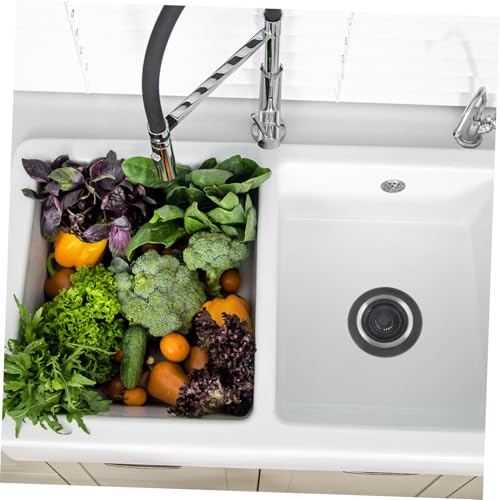 Colador para fregadero 3 en 1 acero inoxidable con mango miniatura 5